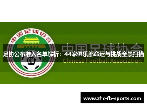 足协公布准入名单解析：44家俱乐部命运与挑战全景扫描